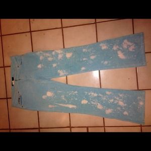 Tie dyed corduroys