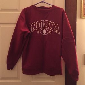 Cozy Indiana University crew neck