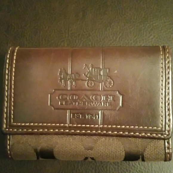 PRICE DROP!!!!  Brown Coach Wallet
