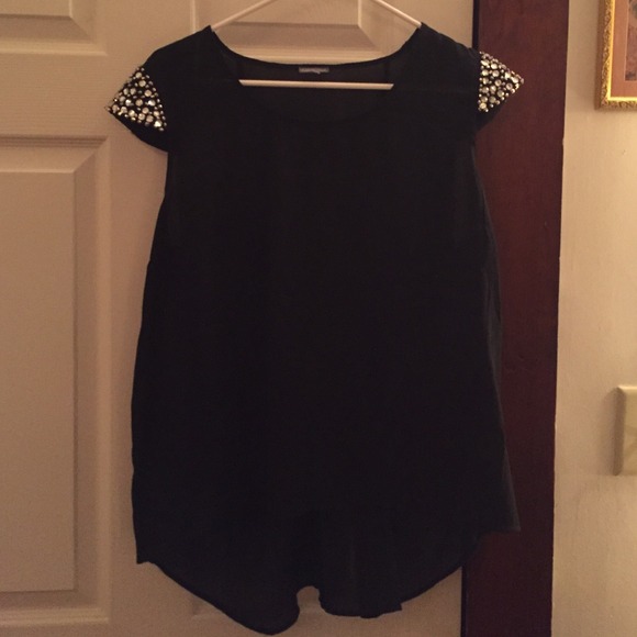 Cute black dressy top