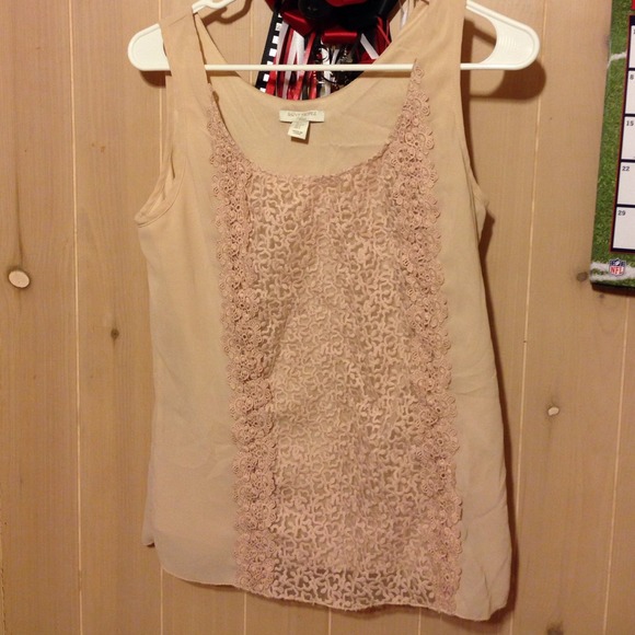 Silky nude blouse