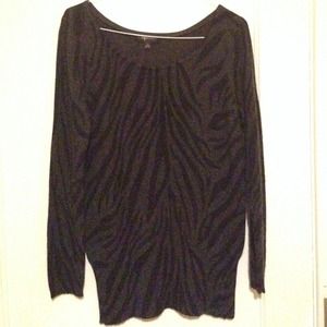 AQUA Zebra CASHMERE sweater
