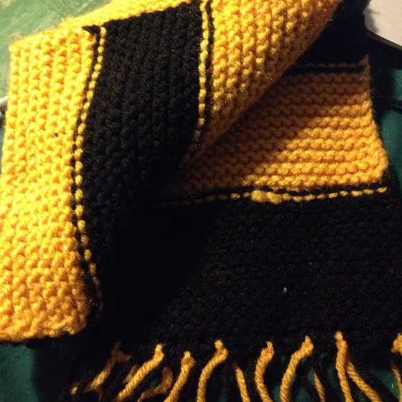 Black and Yellow (Steelers) Scarf!