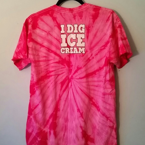 ?Ben & Jerry's pink tie dye shirt? - Picture 2 of 3