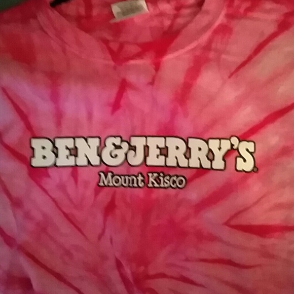 ?Ben & Jerry's pink tie dye shirt? - Picture 3 of 3