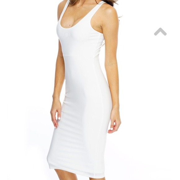 Cut In Racer Front Reversible Bodycon Dress - Picture 2 of 2