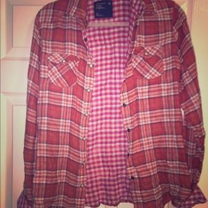 American eagle orange flannel. Large (12)