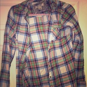 Plaid flannel. Large. Arizona brand