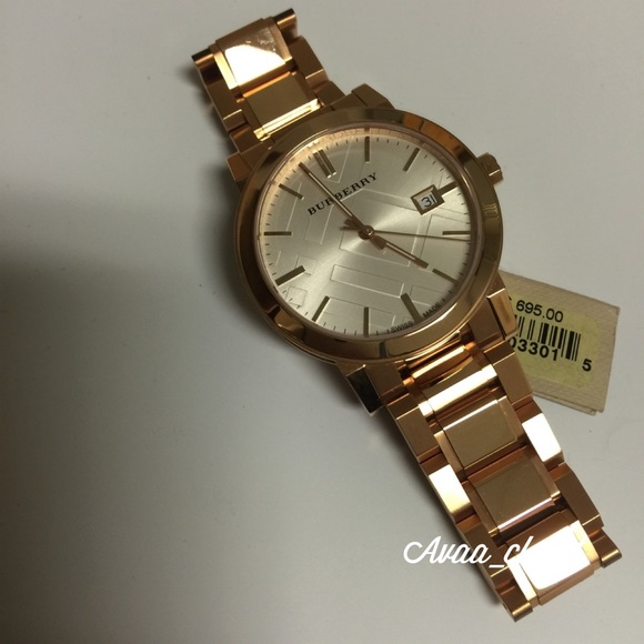 Burberry City Women's Rose Gold Watch - Picture 2 of 4