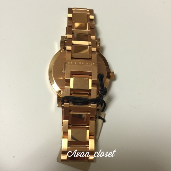 Burberry City Women's Rose Gold Watch - Picture 3 of 4