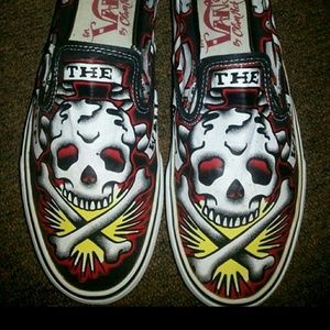Like new! Limited edition custom Oliver Peck Vans