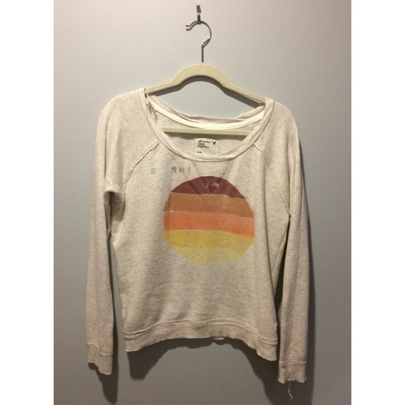 Off-White Sweatshirt with Graphic