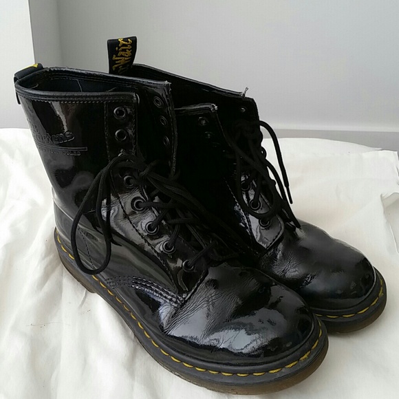 Original Dr. Martens Black Patent 1460 Boot