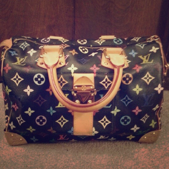 🎯FLASH SALE!!-auth- LV Multicolor Monogram Speedy