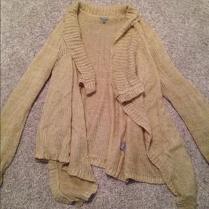 Tan charlotte Russe cardigan