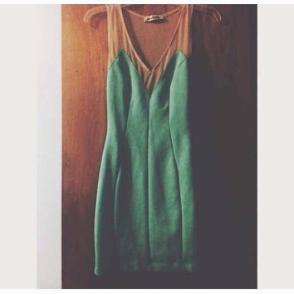 Mint party dress