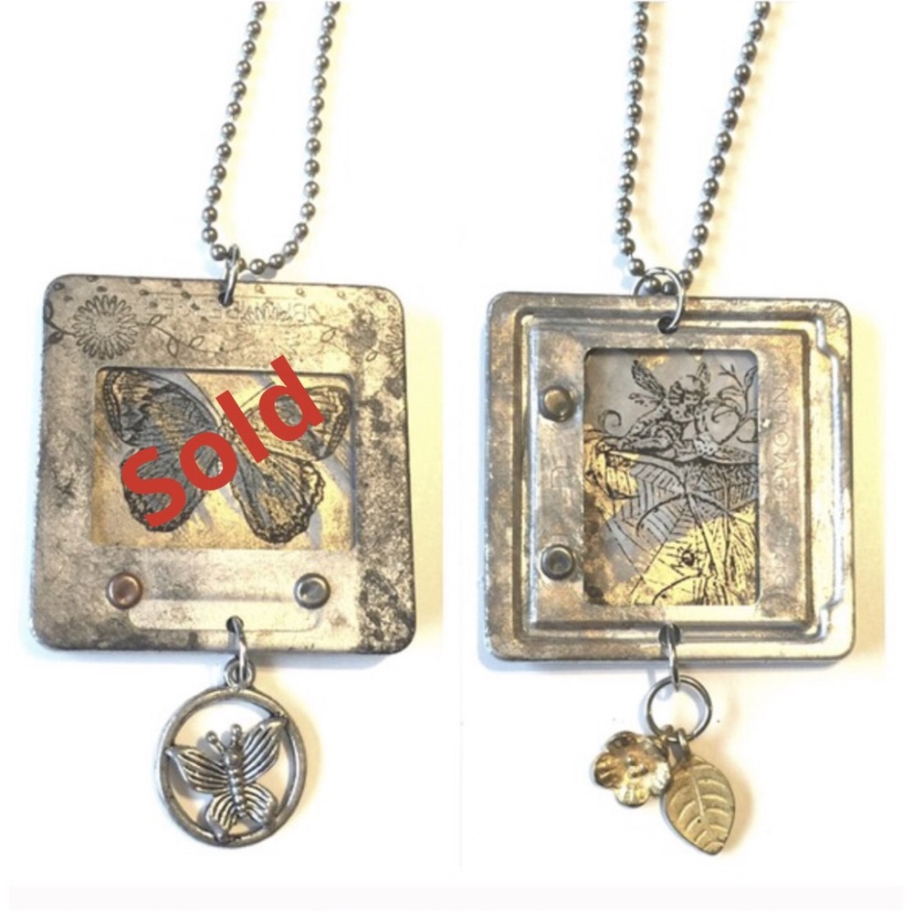 Upcycled Necklace Vintage 35mm Slide Holders