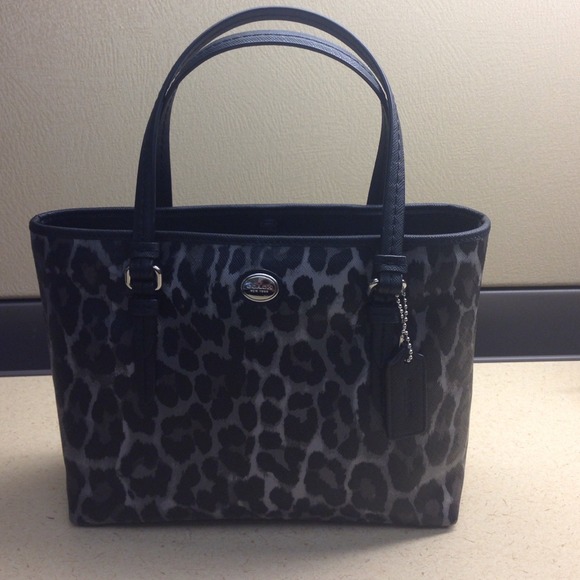 Coach Peyton Ocelot Tote