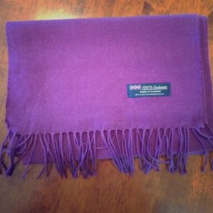 Purple Cashmere Scarf