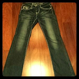 Like new pair of miss chic denim