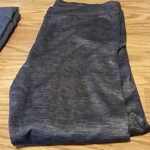 Grey and black leggings