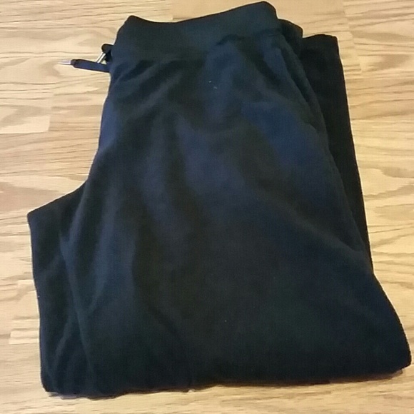 Black fleece pants
