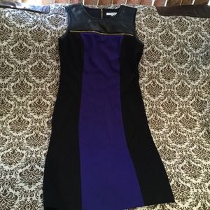 ⚡️FLASH SALE! ⚡️Calvin Klein faux leather dress