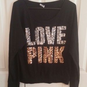 Victoria secret pink bling shirt