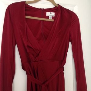 Altuzarra merlot dress with belt