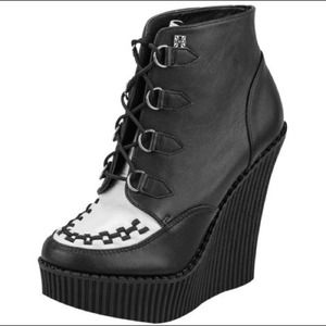 TUK leather creeper wedge (Brand New)