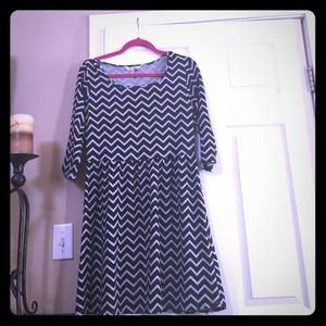 Black and grey dress