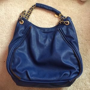 Navy big Buddha purse