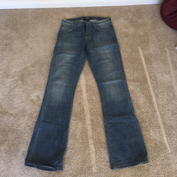 Mens lucky brand jeans. Light wash denim boot cut