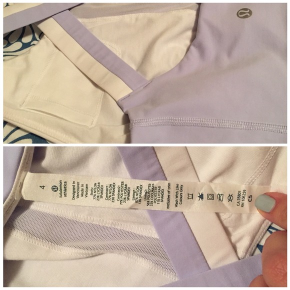 SOLD NWOT Lululemon peplum tank - Picture 4 of 4