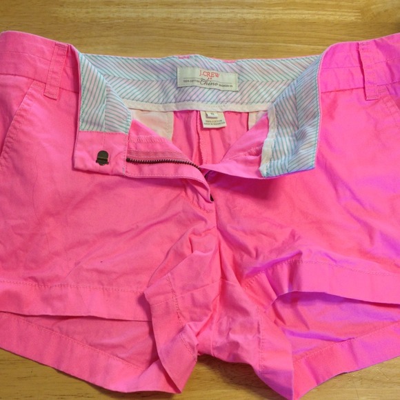 J.Crew Pink 3' Chino Shorts NWOT