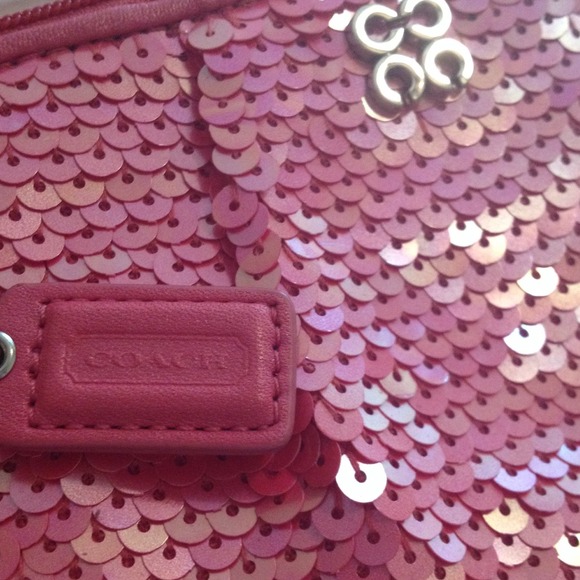 Sequin Coach Wristlet - Picture 2 of 2