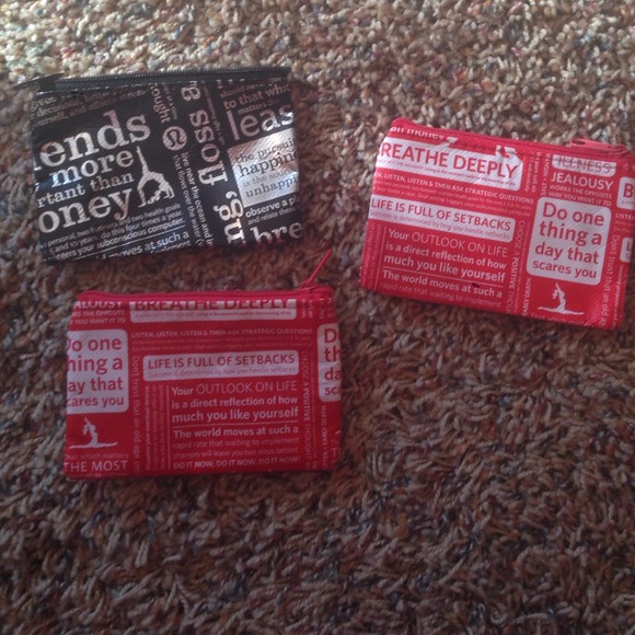 3 lulu lemon coin cases