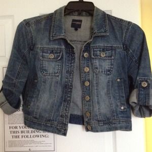 Cropped Jean Jacket