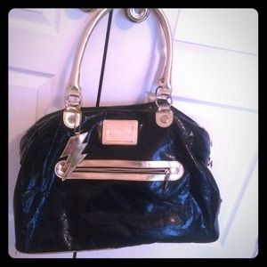 Black & Gold Carry on luggage bag