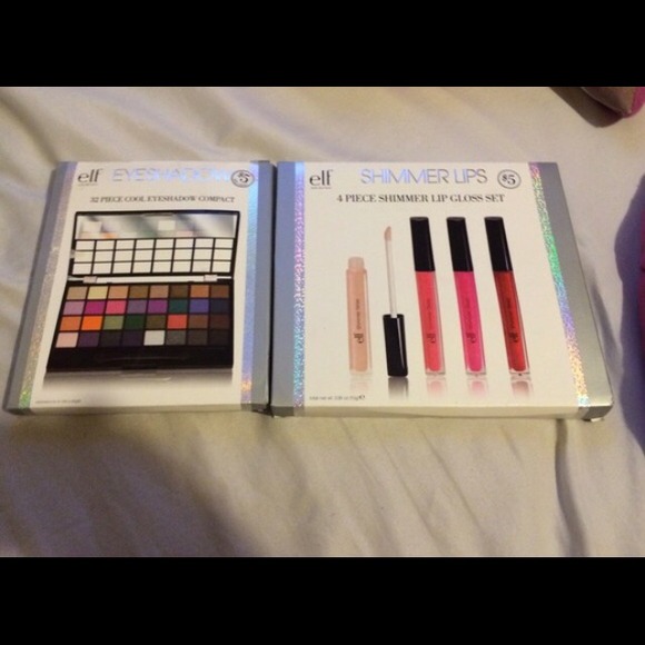 Elf lipgloss and eye shadow pallet