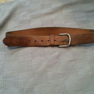 Leather belt