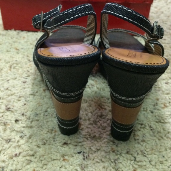 Guess Denim Slingback Wedges - Picture 4 of 4