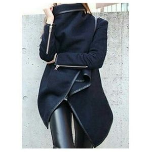 Winter woolen overcoat