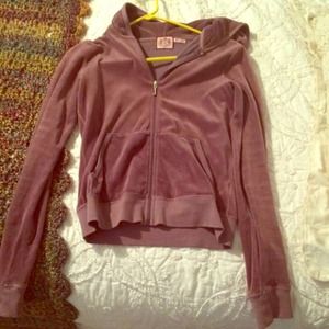Juicy Couture brown monogrammed hoodie