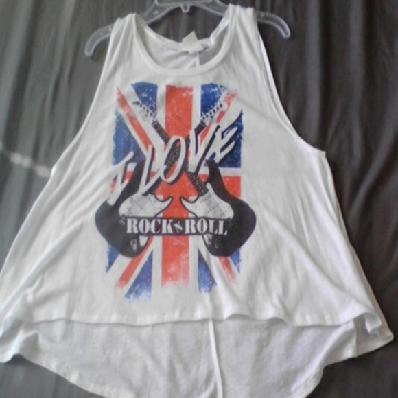 Wet Seal Tops - Rock n roll tank, nwot