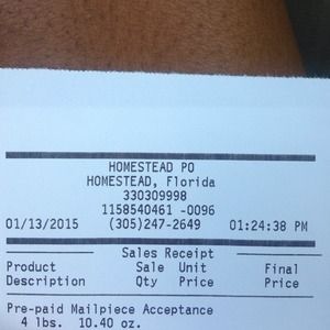 Great news just left the post office 😄