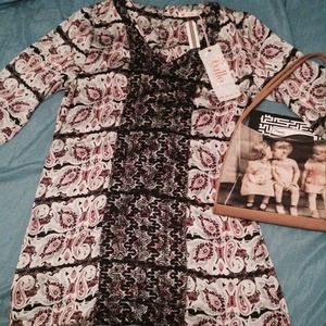 Paisley top/mini dress