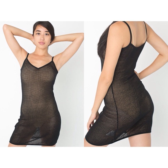 American Apparel Waffle Mesh Dress