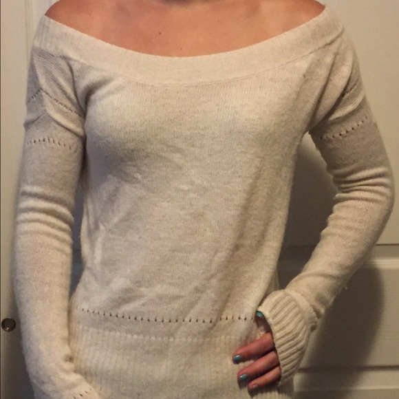 Plain white sweater from American eagle