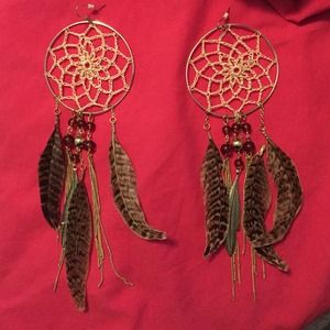 Dreamcatcher earrings